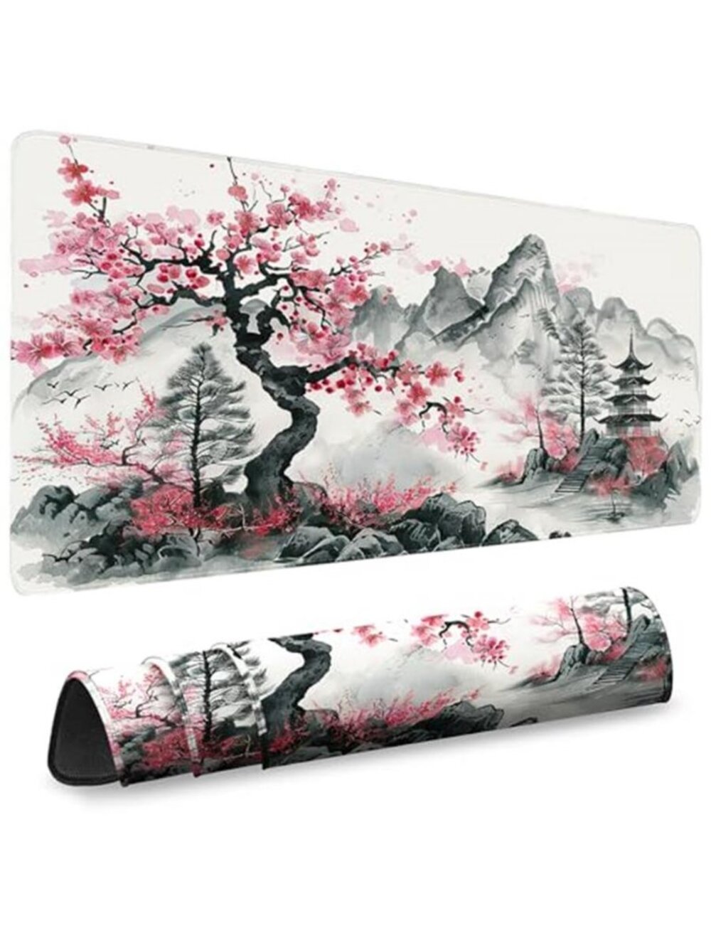 Gaming Mouse Pad, Desk Mat for Keyboard and Mouse, Large Mouse Pad for Desk